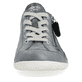 Graublaue remonte Damen Schnürschuhe R3412-14 mit einem Reißverschluss. Schuh von vorne.