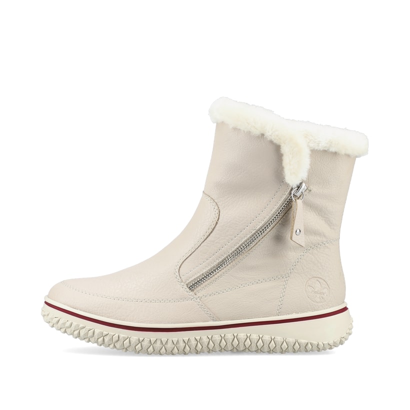 Rieker Damen Kurzstiefel weißbeige