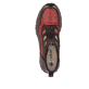 
Schwarze Rieker Damen Slipper N3277-25 mit Reißverschluss sowie einer leichten Sohle. Schuh von oben
