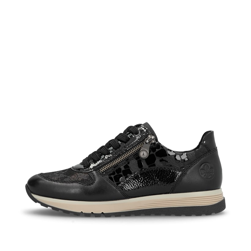 Rieker Damen Sneaker Low urbanschwarz