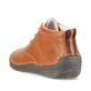 
Karamellbraune Rieker Damen Schnürschuhe 52532-24 mit einer schockabsorbierenden Sohle. Schuh von hinten