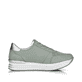 Mintgrüne remonte Damen Sneaker D1310-52 mit einer besonders leichten Plateausohle. Schuh Innenseite