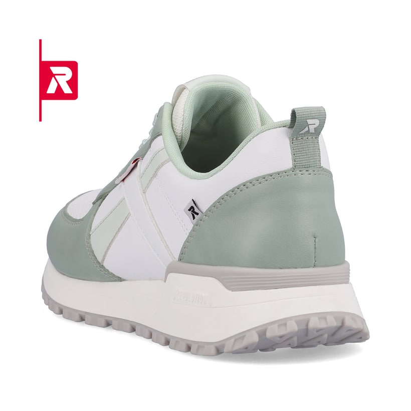 Rieker EVOLUTION Damen Sneaker mint-green swan-white