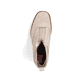 
Graubeige Rieker Damen Stiefeletten Y9050-62 mit einer Profilsohle mit Blockabsatz. Schuh von oben
