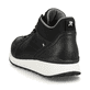 Schwarze Rieker Herren Sneaker High 07660-00 mit wasserabweisender TEX-Membran. Schuh von hinten.