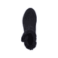 Schwarze Rieker Damen Kurzstiefel 42170-00 mit wasserabweisender TEX-Membran. Schuh von oben.