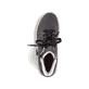 
Graue Rieker Damen Schnürschuhe Z6611-45 mit einer robusten Profilsohle. Schuh von oben