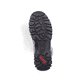 Silbergraue Rieker Damen Schnürstiefel M9842-40 mit einer schockabsorbierenden Sohle. Schuh Laufsohle.