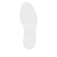 Weiße remonte Damen Loafer D1H00-80 mit Elastikeinsatz sowie modischer Brosche. Schuh Laufsohle.