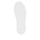 Weiße Rieker Damen Sneaker Low W0705-80 mit strapazierfähiger Sohle. Schuh Laufsohle.