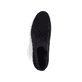 
Graphitschwarze Rieker Damen Stiefeletten 70284-00 mit einem Blockabsatz. Schuh von oben