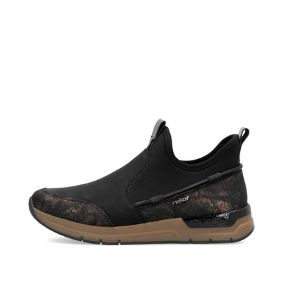 Rieker Damen Slipper urbanschwarz