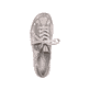 
Hellbeige remonte Damen Schnürschuhe R1402-95 mit einer dämpfenden Profilsohle. Schuh von oben