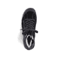 
Graphitschwarze Rieker Damen Schnürschuhe L7132-01 mit Schnürung und Reißverschluss. Schuh von oben