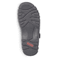Schwarze Rieker Herren Trekkingsandalen 25051-01 mit einem Klettverschluss. Schuh Laufsohle.