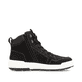 Schwarze Rieker Herren Sneaker High U0070-00 mit wasserabweisender TEX-Membran. Schuh Innenseite.