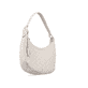 remonte Damen Handtasche Q0624-62 in Cremebeige aus Kunstleder mit Reißverschluss. Handtasche linksseitig.