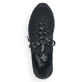 
Tiefschwarze Rieker Damen Slipper M3682-00 mit einer schockabsorbierenden Sohle. Schuh von oben