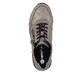 
Steingraue remonte Damen Sneaker D0T01-42 mit einer leichten Sohle mit Keilabsatz. Schuh von oben