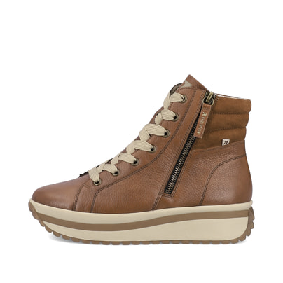 Rieker Damen Sneaker High kastanienbraun