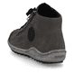 
Grüngraue remonte Damen Schnürschuhe R1498-45 mit Schnürung und Reißverschluss. Schuh von hinten