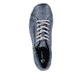 
Meeresblaue remonte Damen Schnürschuhe R1470-16 mit Schnürung und Reißverschluss. Schuh von oben