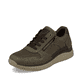 
Armeegrüne Rieker Herren Sneaker Low B0601-25 mit einer schockabsorbierenden Sohle. Schuh seitlich schräg