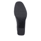 
Tiefschwarze remonte Damen Loafers D0V00-01 mit einer Profilsohle mit Blockabsatz. Schuh Laufsohle
