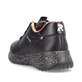 Schwarze Rieker Damen Sneaker Low W0402-00 mit einer ultra leichten Sohle. Schuh von hinten.