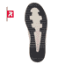 Graue Rieker EVOLUTION Damen Stiefel W0164-45 mit Schnürung und Reißverschluss. Schuh Laufsohle.