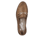 
Nougatbraune Rieker Damen Loafers 51860-24 mit einer schockabsorbierenden Sohle. Schuh von oben