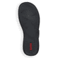 Schwarze Rieker Damen Clogs 46362-00 mit einem Klettverschluss. Schuh Laufsohle.