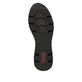 Weiße Rieker Damen Sneaker High N6360-00 mit Reißverschluss sowie der Komfortweite G. Schuh Laufsohle.