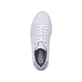 Weiße Rieker Damen Sneaker Low W0501-80 mit dämpfender und ultra leichter Sohle. Schuh von oben.