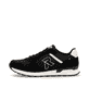 Schwarze Rieker Herren Sneaker Low U0309-00 mit leichter und griffiger Sohle. Schuh Außenseite.