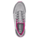 Graue Rieker Damen Slipper 40403-40 mit super leichter und flexibler Sohle. Schuh von oben.