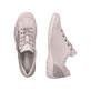 
Cremebeige remonte Damen Schnürschuhe R3410-60 mit einer flexiblen Profilsohle. Schuhpaar von oben.