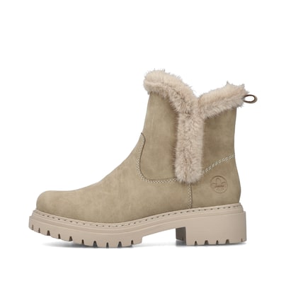 Rieker Damen Stiefeletten sandbeige