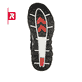 Schwarze Rieker EVOLUTION Damen Stiefel W0066-00 mit einer griffigen Fiber-Grip Sohle. Schuh Laufsohle.