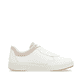 Weiße Rieker Damen Sneaker Low 41910-80 mit super leichter und flexibler Sohle. Schuh Innenseite.