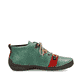 Smaragdgrüne Rieker Damen Schnürschuhe 52507-52 mit einer schockabsorbierenden Sohle. Schuh Innenseite