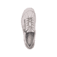 
Cremeweiße remonte Damen Schnürschuhe R3404-81 mit einer flexiblen Profilsohle. Schuh von oben