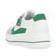 Weiße remonte Damen Sneaker D1C00-80 mit Reißverschluss sowie der Komfortweite G. Schuh von hinten.