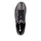 
Dunkelgraue remonte Damen Schnürschuhe D0700-42 mit einer dämpfenden Profilsohle. Schuh von oben