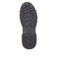 Schwarze Rieker Damen Kurzstiefel W0375-00 mit leichter Plateausohle. Schuh Laufsohle.