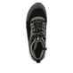 Grüne Rieker Damen Sneaker High 40460-54 mit wasserabweisender RiekerTEX-Membran. Schuh von oben.