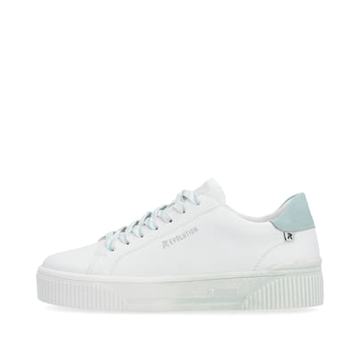 Rieker Damen Sneaker Low crystal-white light-aqua