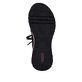 
Urbanschwarze Rieker Damen Sneaker Low M6616-00 mit einer robusten Profilsohle. Schuh Laufsohle