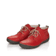 
Feuerrote Rieker Damen Schnürschuhe 52522-33 mit Schnürung sowie einer leichten Sohle. Schuhpaar schräg.