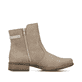 Braunbeige Rieker Damen Chelsea Boots Z4162-64 mit modischer Kordel. Schuh Innenseite.